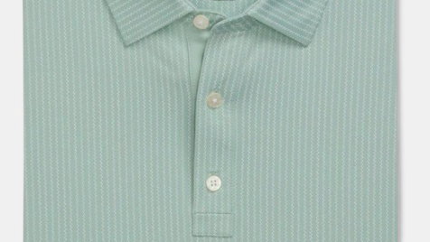 ZigZag Print Lisle Self Collar